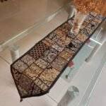 Gold N Black Symphony Table Runner and 6 Mats Set - Image 4