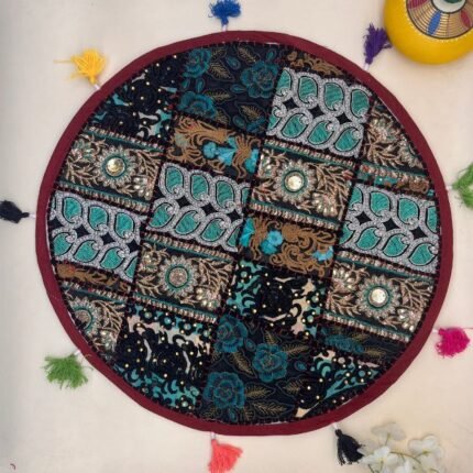 Haveli Hues Round Table Mat