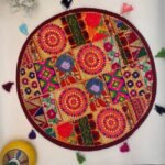Heritage Blooms Round Table Mat