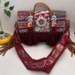 Raspberry Reverie Banjara Bag