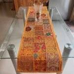 Saffron Serenity Table Runner and 4 Mats Set - Image 4