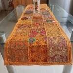 Saffron Serenity Table Runner and 4 Mats Set - Image 3