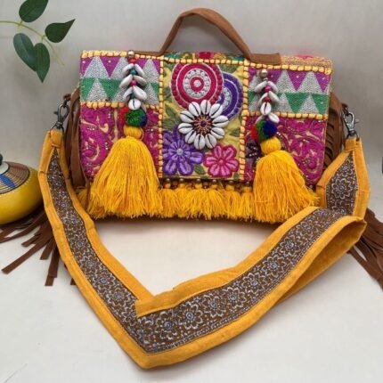 Sunburst Charm Banjara Bag