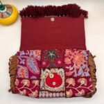 Tribal Maroon Muse Banjara Bag - Image 5
