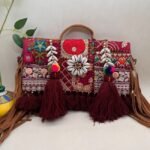 Tribal Maroon Muse Banjara Bag - Image 3