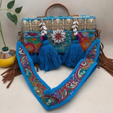 Turquoise Tales Banjara Bag