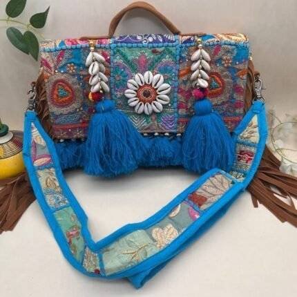 Turquoise Trails Banjara Bag