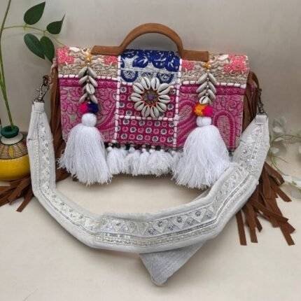 White Whisper Banjara Bag