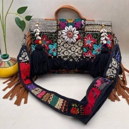 Woven Wanderer Banjara Bag