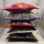 Multi Color Cushion Cover Set of 5 (16 x 16 inches)