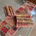 Beige Table Runner and 8 Mats Set - Image 2