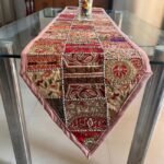 Beige Table Runner and 8 Mats Set - Image 6