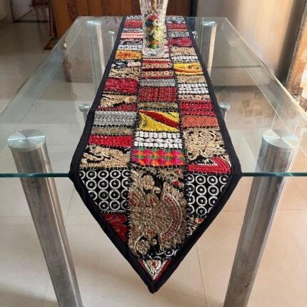 Black Table Runner