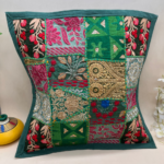 Small Multi Color Cushion Cover Set of 5 (12 x 12 inches) - Image 4