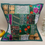 Dark Green Cushion Cover Set of 5 (16 x 16 inches) - Image 4