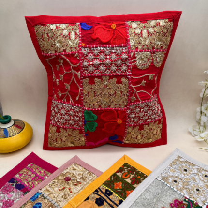 Small Assorted Cushion Cover Set of 5 (12 x 12 inches)