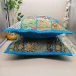 Turquoise Breeze Cushion Cover Set of 2 (16 x 16 inches)