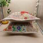 Handcrafted Harmony Cushion Cover Set of 2 (16 x 16 in)