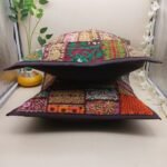 Coffee Cushion Cover Set of 2 (16 x 16 inches)