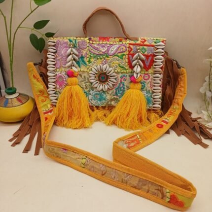 Kesariya Rang Banjara Bag