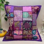 Purple Cushion Cover Set of 5 (16 x 16 inches) - Image 6
