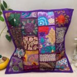 Purple Cushion Cover Set of 5 (16 x 16 inches) - Image 5