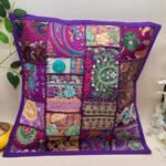Purple Cushion Cover Set of 5 (16 x 16 inches) - Image 3