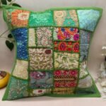 Green Cushion Cover Set of 5 (16 x 16 inches) - Image 6