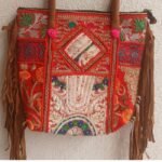 Tote Red Patola Pathik Banjara Bag - Image 5
