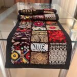 Black Table Runner and 4 Mats Set - Image 5