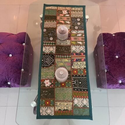 Dark Green Small Table Runner