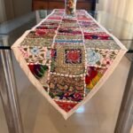 Ivory V Shape Table Runner Medium - Image 4