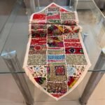 Ivory V Shape Table Runner Medium - Image 2