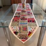 Ivory V Shape Table Runner Medium