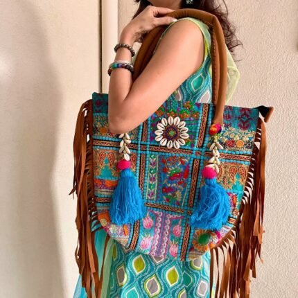 Tote Firozi Pataka Banjara Bag