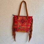 Tote Red Patola Pathik Banjara Bag - Image 6
