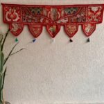 Red Bandhanwar Khambadiya Design Toran