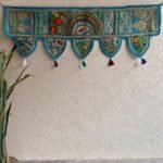 Turquoise Bandhanwar Khambadiya Design Toran