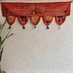 Orange Bandhanwar Khambadiya Design Toran