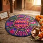 Blue Round Table Mat - Image 2