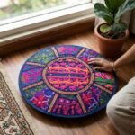 Blue Round Table Mat - Image 3