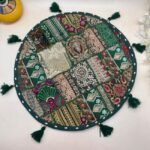 Dark Green Round Table Mat