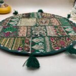 Dark Green Round Table Mat - Image 2
