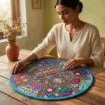 Firozi Round Table Mat - Image 4