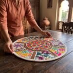 Ivory Round Table Mat - Image 4