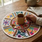 Ivory Round Table Mat - Image 3