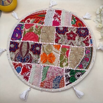 Ivory Round Table Mat