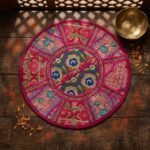 Magenta Round Table Mat
