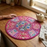 Magenta Round Table Mat - Image 3