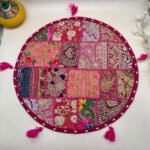 Magenta Round Table Mat